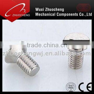 zinc plated countersunk slotted flat head screws