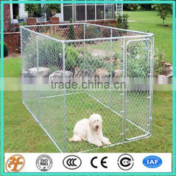 outdoor backyard removable galvanized metal kennel dog run fence panels