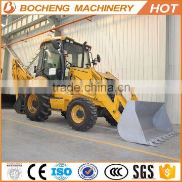 CE & EPA certificated with attachments FLB468 FOTON LOVOL 95HP 1.0CBM 2016 hot sale tractor backhoe loader with price for sale