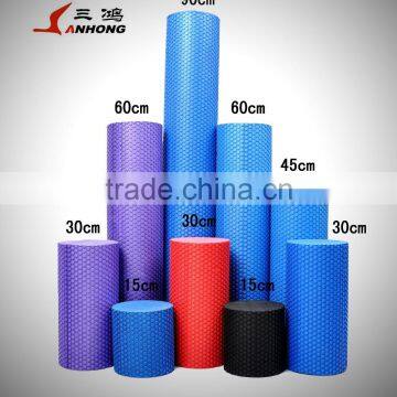 Sanhong wholesale yoga rubber yoga foam roller black