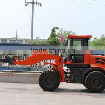 1.8 ton mini front wheel loader for sale,hydraulic joysticks and brakes