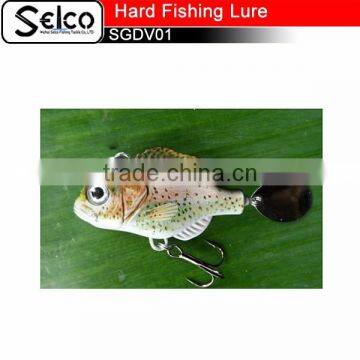 China Artifical Plastic Fishing Vibe With Blade 2.5" photo-4