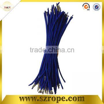 Polyester elastic cord with metal ends