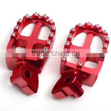 100% CNC machining motocross motorcycle foot pegs