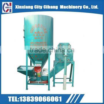 Unitized Animal Feed Crusher and Mixer Machine for sale / Simple Pig and Chicken Feed Production Line