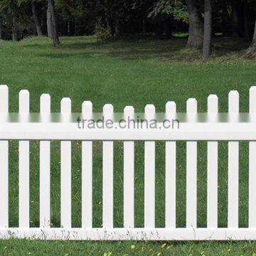 Scallop PVC Picket Fence / Plastic Picket Fence