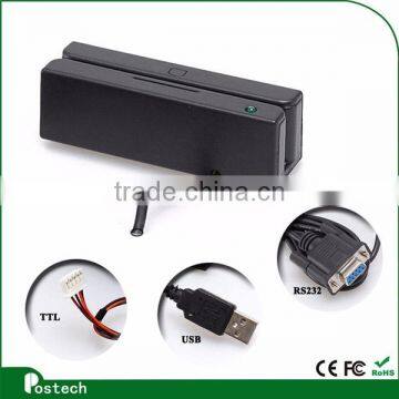 Magnetic card reader module for key card lock system, hotel magnetic card reader locks