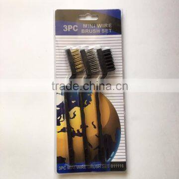 Copper Wire Scrub Brush Sets With Plastic Handle photo-4
