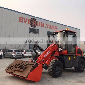 EVERUN New Design Telescopic Arm Mini Wheel Loader ER1500 photo-6