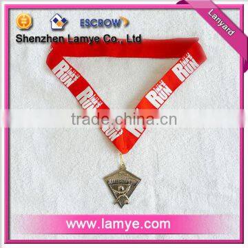 Test passed metal medal with ribbon