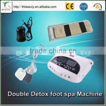 2017 Dual iron detox foot spa With Dual system of detoxification spa