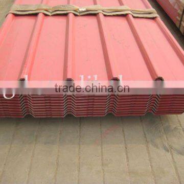 prepainted corrugated steel sheet/22 gauge corrugated steel roofing sheet