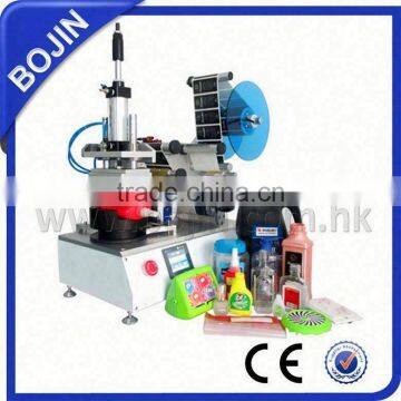 Cheap high quality semi-automatic flat bottle labeling machine for flat bottle