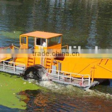 Aquatic weed harvester/Garbage salvage ship/ Water hyacinth harvester