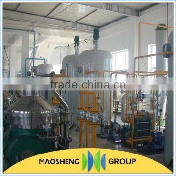 100Ton Hot in Ecuador crude rice bran oil refining unit