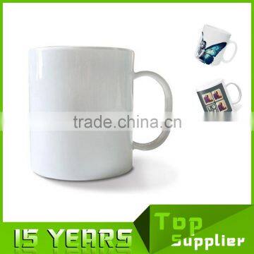 Hot Sale 11oz Polyester Coating Paintable Ceramic Coffee Mug photo-3
