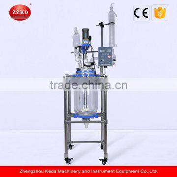 Laboratory Bio Glass Reactor 10L 20L