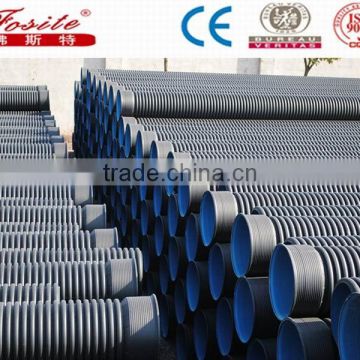 HDPE pipe of corrugated perforated for drainage or cable protection