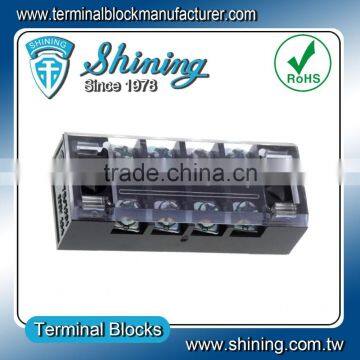 TB-2504L Electric M4 Screw 600V 25A 4 Pole Phone Terminal Block photo-2