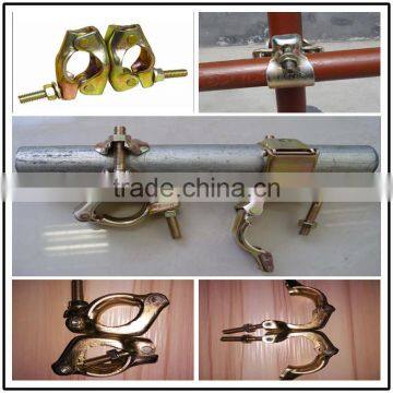 Scaffolding swivel couplings scaffold fastening