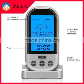 Remote Wireless Digital Beef Meat Temperature Thermometer photo-5