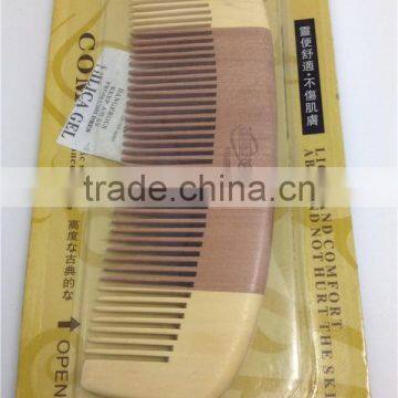 100% Nature Nanmu Wooden Combs 13.7*4.5