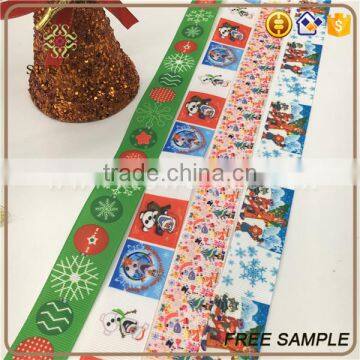 Printed Grosgrain Christmas Gift Ribbon photo-4