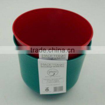Degradbale Bamboo Fiber Flower Pots photo-2