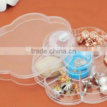Plum Blossom Shape 7Lattice With Cover Storage Box photo-4