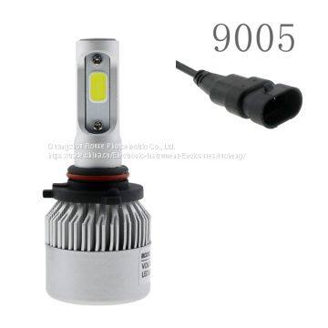 2017 New Arrival Car LED Headlight 9005 9006 C6 COB 36W 6400lm/set(3200lm/bulb) For Harley LED Headlight photo-3