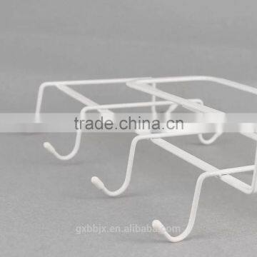 Under-the-Shelf 8 Hook Espresso Cup Storage Drying Rack