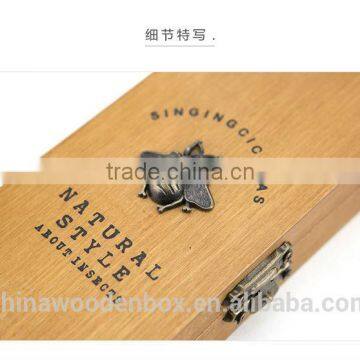 Cutom New Design Gift Student Wooden Pencil Box photo-2
