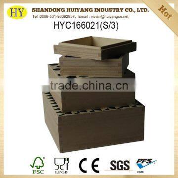 FSC cheap natural wooden album packaging box wholesale