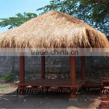 high quality Eco-friendly Extrusion plastic synthetic thatch roof for decoration