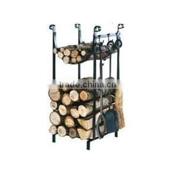 wrought iron Sling Wood Holder