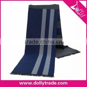 30*180cm Tripe Men Knitted Wool Men's Scarf