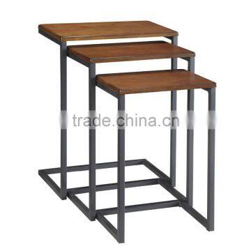 2015 New design metal base Nesting Table, end table