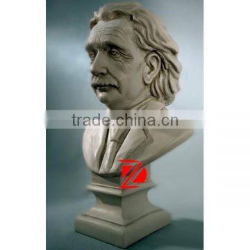 marble Albert Einstein bust sculpture