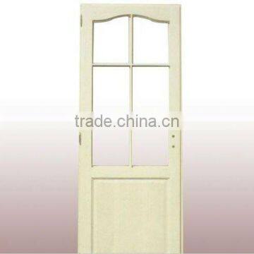 wholesale glass insert wood interior door