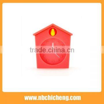 Houses Shape Small Needles Silicone Travel Alarm Clock photo-5