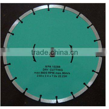 Segmented Diamond Blade for Dry Cutting photo-2