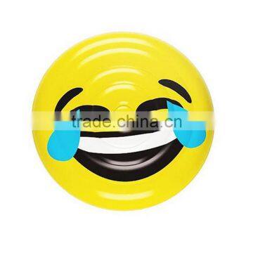 2017 Hot Selling Leasure Giant Yellow Emoji Inflatable Pool Float Outdoor Swiming Raft Water Party Lounge for Kids and Adults photo-4