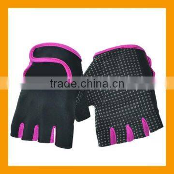 Womens Half Finger Fitness Gym Weight Exercise Gloves