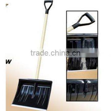 2016 new plastic hardwoodenSnow/Ice Shovel For Winter Cleaning