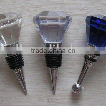 Crystal bottle stopper
