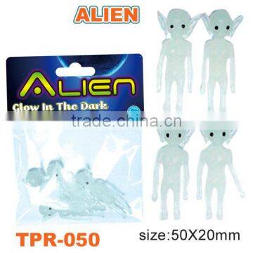 Soft Plastic Glow in the Dark AlienToys/Stretchy alien Toys