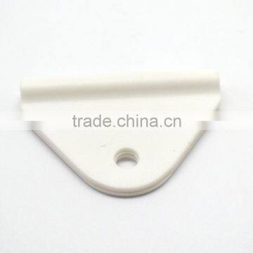 2" Plastic Chafe In White, Chafe Tab for Bags or Travelware, Nylon Flat Chafe Tab for Bag Accessories photo-3