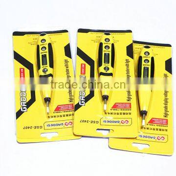 High grade Digital display test pen with lamp