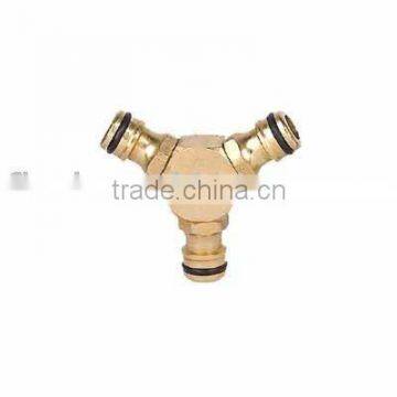 Solid brass EU standard quick hose connector 1/2" 5/8" 3/4" hose regular high quality big quantity Brass Hose Connector
