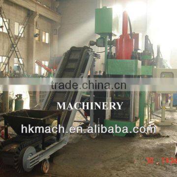 hydraulic automatic scrap metal briquetting press machine